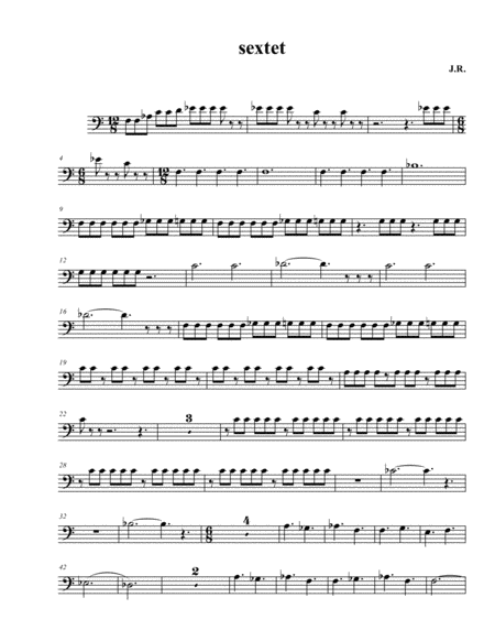 Tuba Sextet Fantasy Euphonium 2 Sheet Music