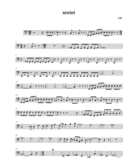 Tuba Sextet Fantasy Tuba 2 Sheet Music