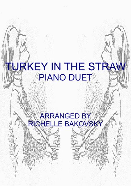 Turkey In The Straw For Piano Duet Sheet Music