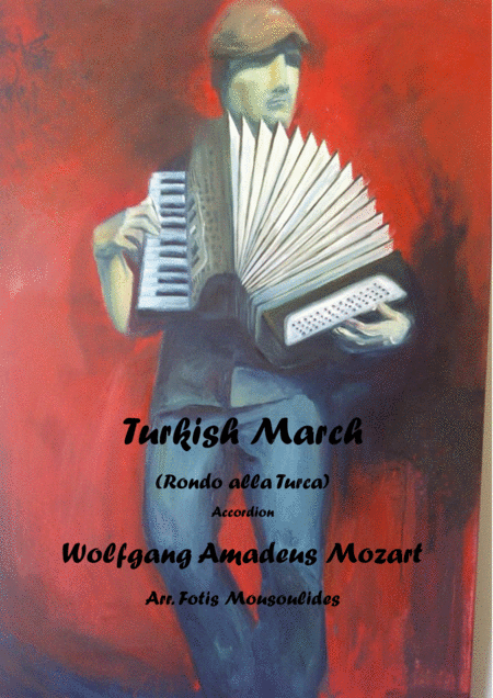 Turkish March Rondo Alla Turca For Solo Accordion Sheet Music