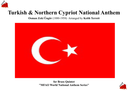 Turkish Northern Cypriot National Anthem For Brass Quintet Sheet Music