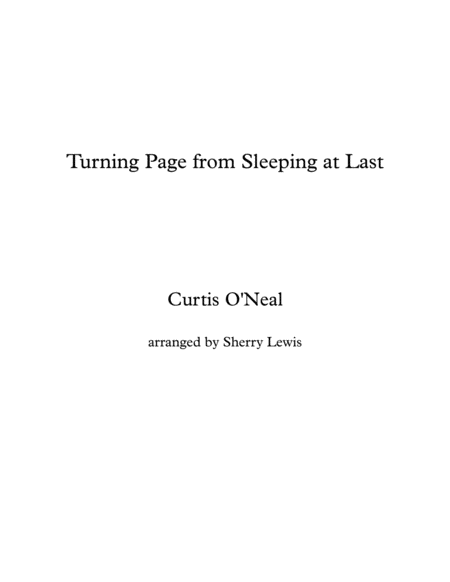 Free Sheet Music Turning Page Violin Solo For Solo Violin