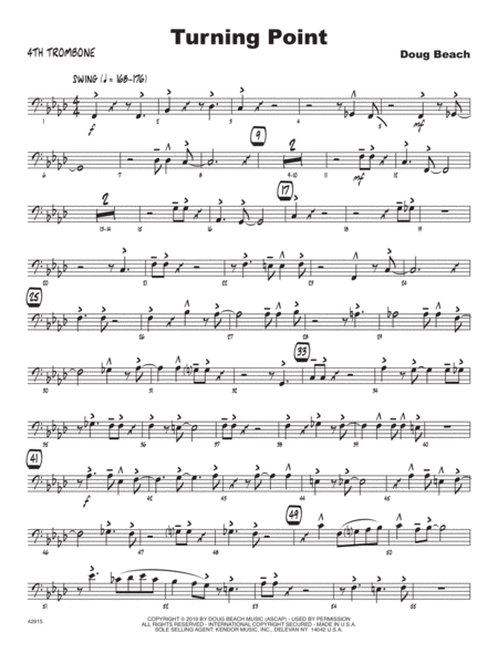 Turning Point 4th Trombone Sheet Music