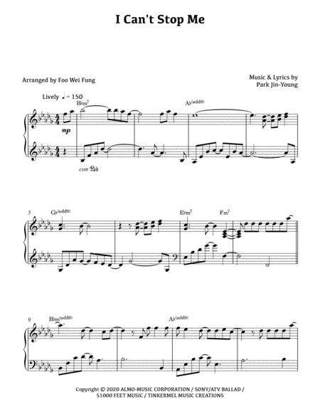 Twice I Cant Stop Me Sheet Music