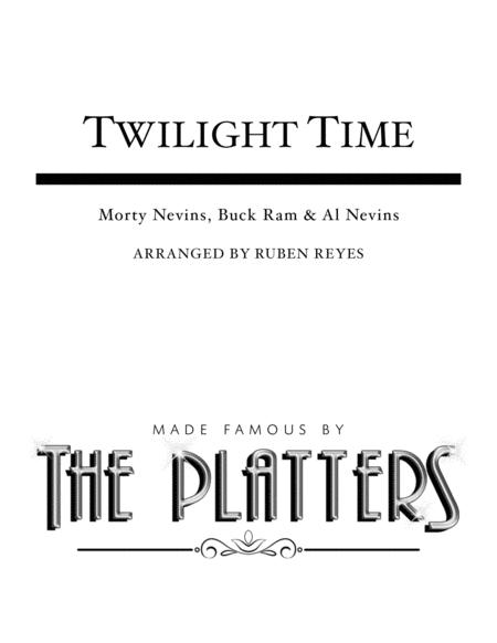 Free Sheet Music Twilight Time The Platters Advanced Piano Arrangement