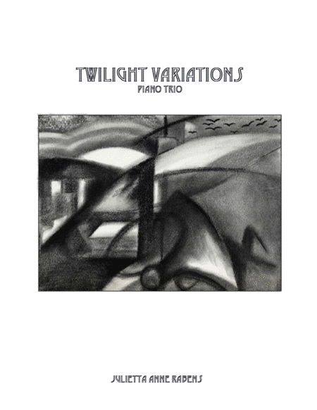 Free Sheet Music Twilight Variations For Piano Trio