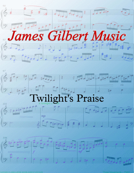 Free Sheet Music Twilights Praise