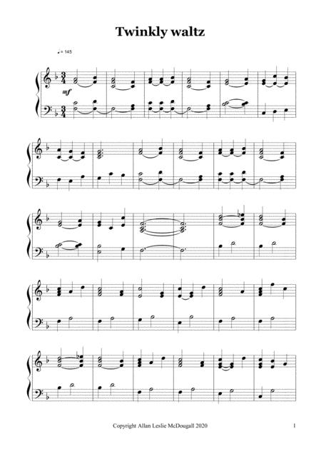 Twinkly Waltz Sheet Music