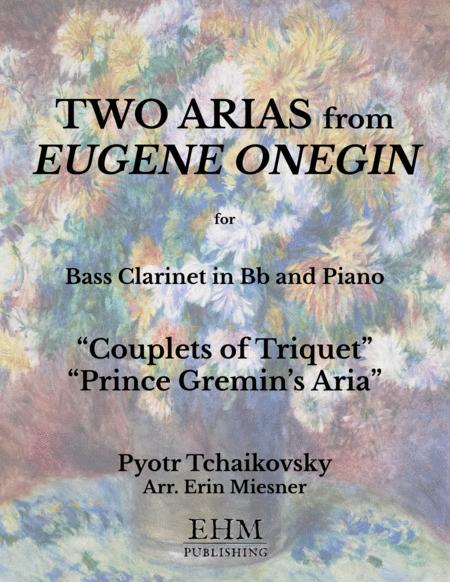 Two Arias From Eugene Onegin For Bass Clarinet And Piano Sheet Music