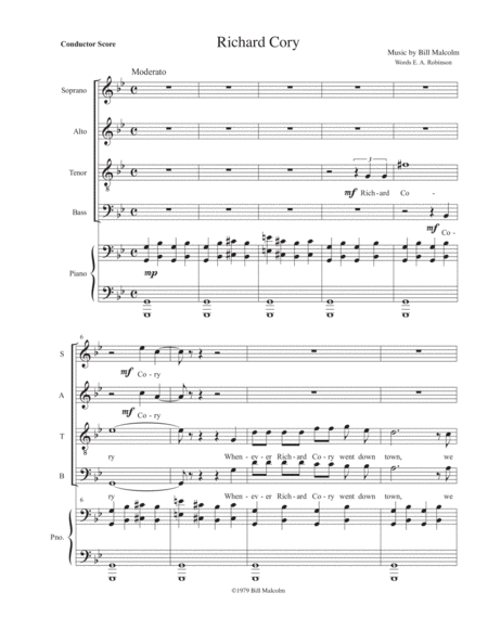 Two E A Robinson Settings Sheet Music