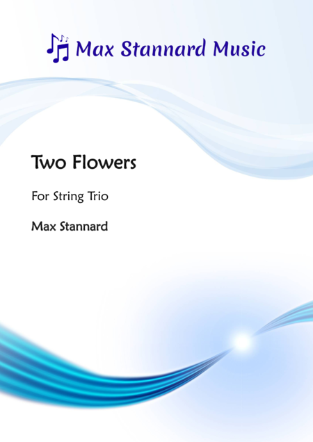 Free Sheet Music Two Flowers