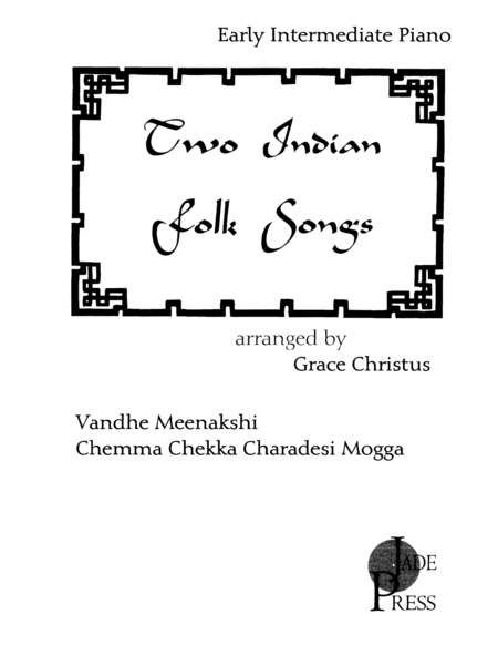 Free Sheet Music Two Indian Folk Songs