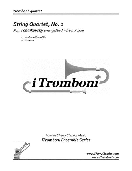 Two Movements From String Quartet No 1 For Trombone Quintet From Itromboni Sheet Music