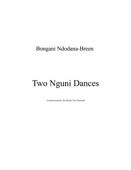 Free Sheet Music Two Nguni Dances