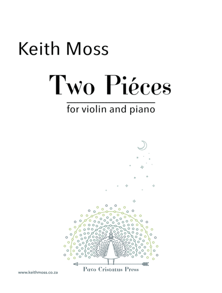 Two Pices For Violin And Piano Sheet Music