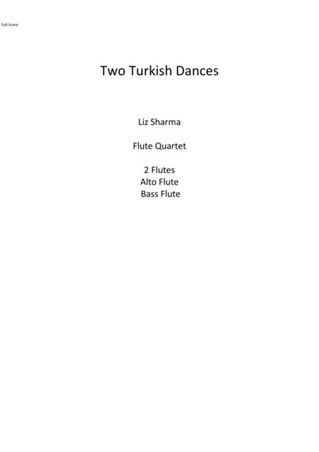 Two Turkish Dances Sheet Music