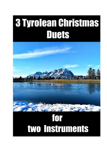 Free Sheet Music Tyrolean Christmas Duets For Two Instruments