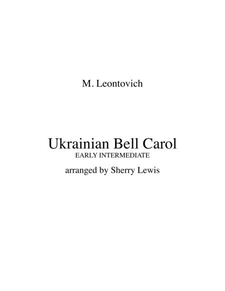 Free Sheet Music Ukrainian Bell Carol Carol Of The Bells Early Intermediate String Trio Of 2 Violins Cello Or Violin Viola Cello