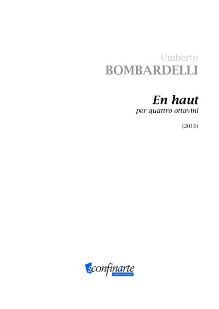 Free Sheet Music Umberto Bombardelli En Haut Es 951