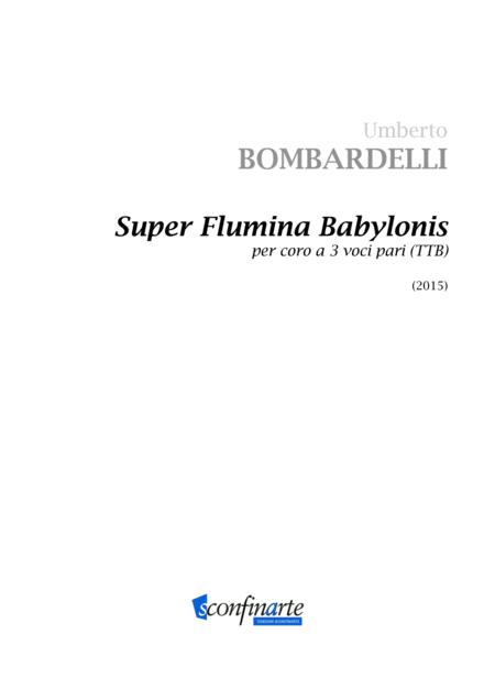 Umberto Bombardelli Super Flumina Babylonis Es 921 Sheet Music