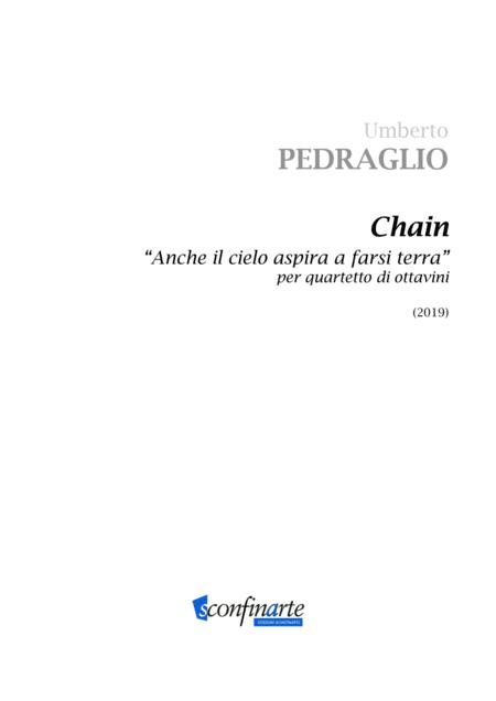 Free Sheet Music Umberto Pedraglio Chain Anche Il Cielo Aspira A Farsi Terra Es 20 008