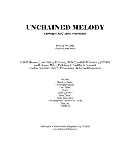 Unchained Melody Arranged For 7 Piece Horn Band Sheet Music