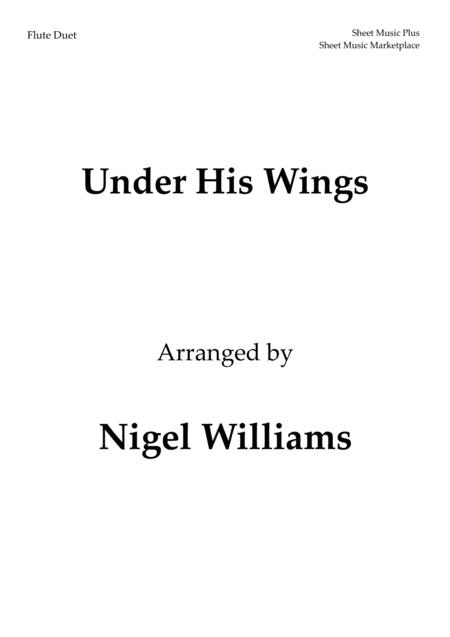 Under His Wings For Flute Duet Sheet Music