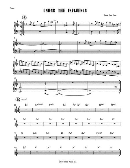 Free Sheet Music Under The Influence