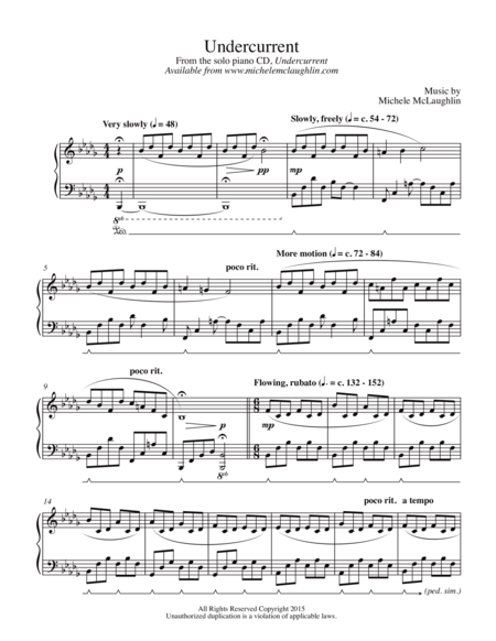 Free Sheet Music Undercurrent