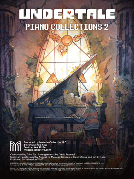 Free Sheet Music Undertale Piano Collections 2 Complete Digital Book