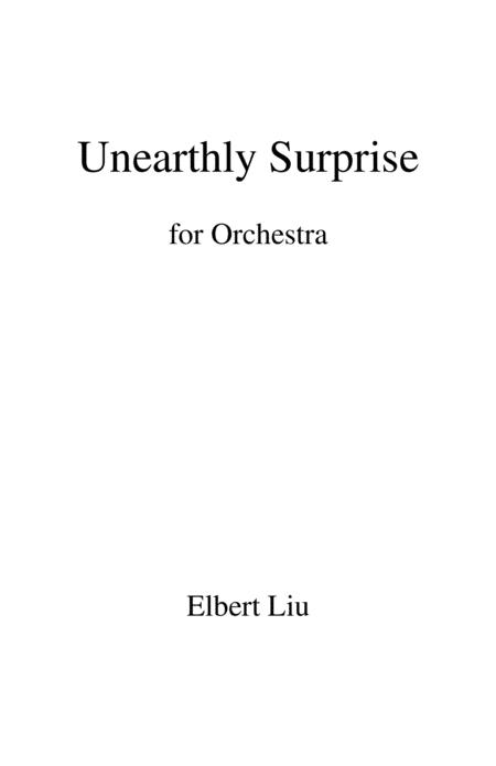 Unearthly Surprise For Orchestra Full Score Sheet Music