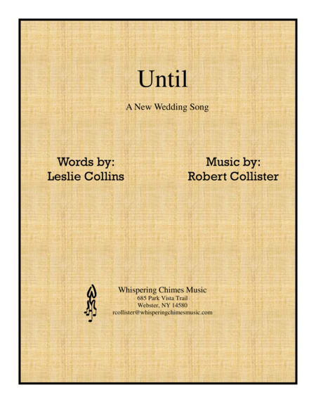 Until A New Wedding Song Sheet Music