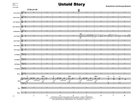 Untold Story Full Score Sheet Music