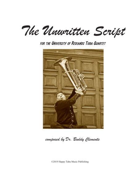 Free Sheet Music Unwritten Script For Tuba Quartet