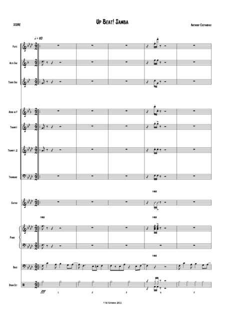 Up Beat Samba Sheet Music