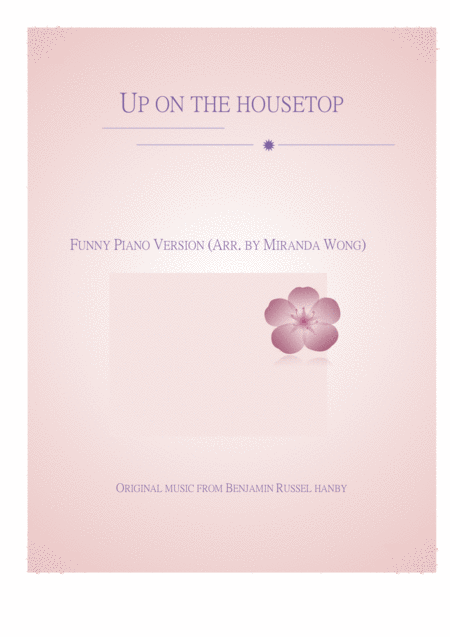 Up On The Housetop Easy Piano Solo With Chords Sheet Music