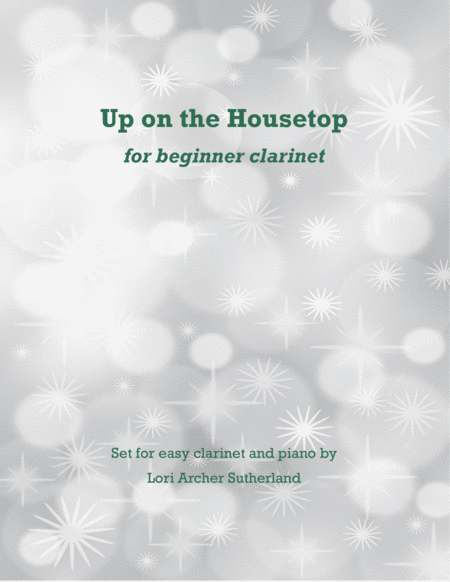 Free Sheet Music Up On The Housetop For Easy Clarinet Piano