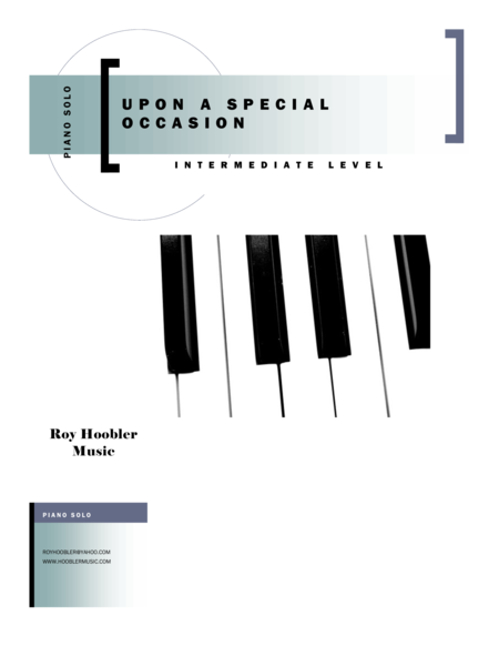Upon A Special Occasion Piano Sheet Music