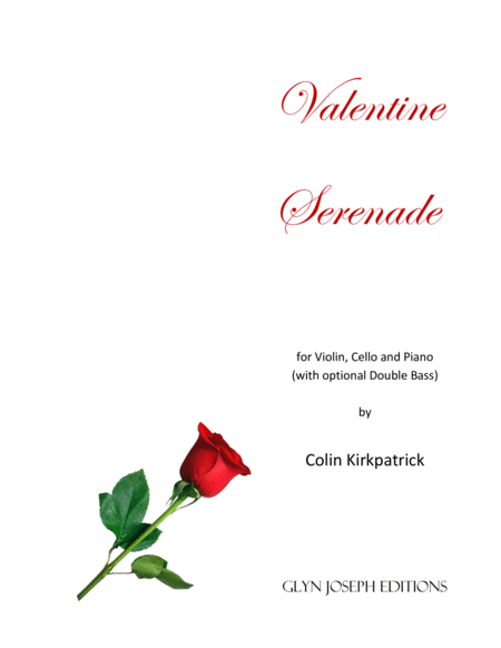 Free Sheet Music Valentine Serenade For Violin Cello And Piano