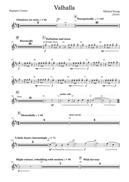 Valhalla Parts Sheet Music