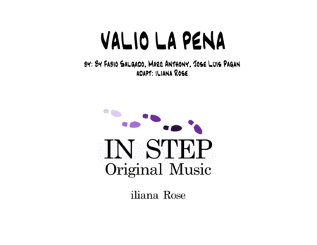 Valio La Pena For Jazz Band By Marc Anthony Sheet Music