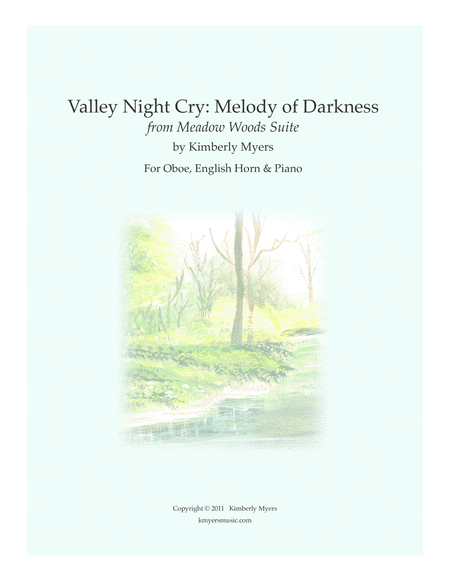 Valley Night Cry Melody Of Darkness From Meadow Woods Suite Sheet Music