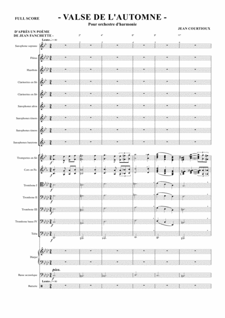 Free Sheet Music Valse De L Automne