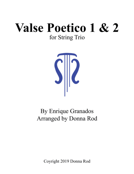 Free Sheet Music Valse Poetico 1 2