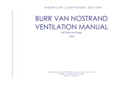 Free Sheet Music Van Nostrand Ventilation Manual