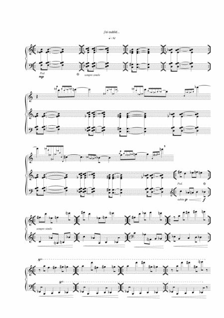 Variations Du Dpart En Silence Sheet Music