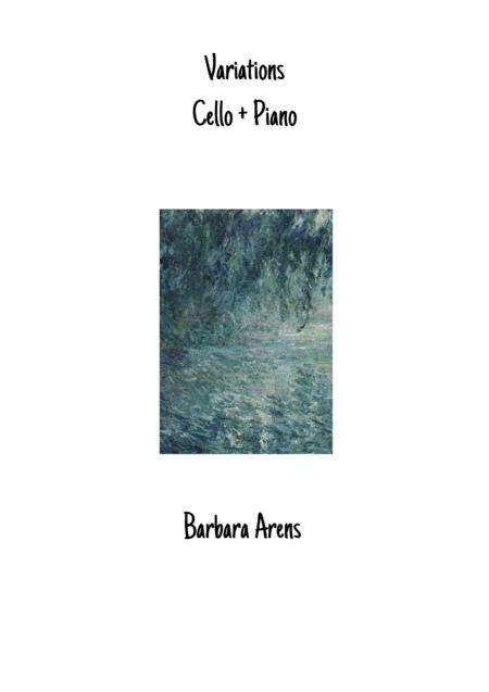Free Sheet Music Variations For Cello Piano
