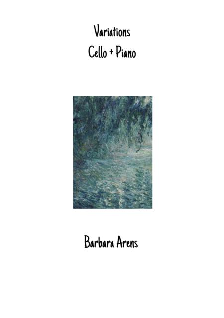 Variations For Cello Piano Sheet Music