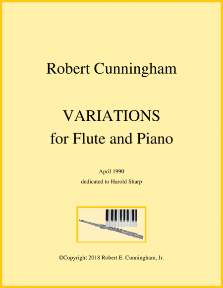 Variations For Flute And Piano Sheet Music