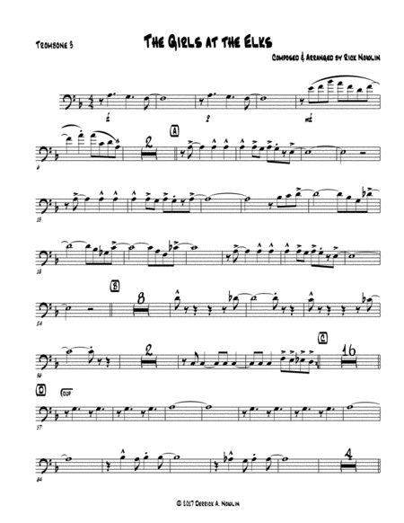 Variations For June Trumpet Sheet Music